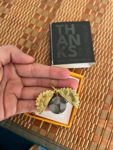 Dije Girasol + (Foto Personalizada) photo review