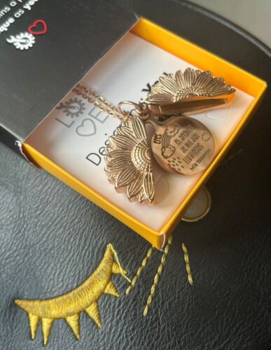 Dije Girasol + (Foto Personalizada) photo review